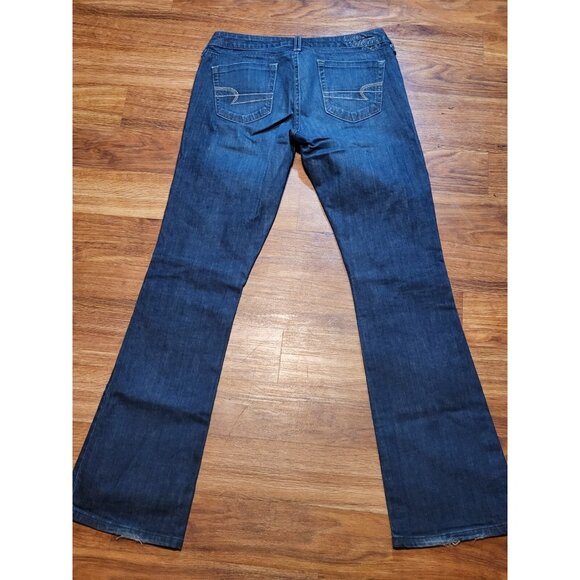 American Eagle True Boot Dark Wash Jeans Sz 8 Womens - Picture 5 of 5